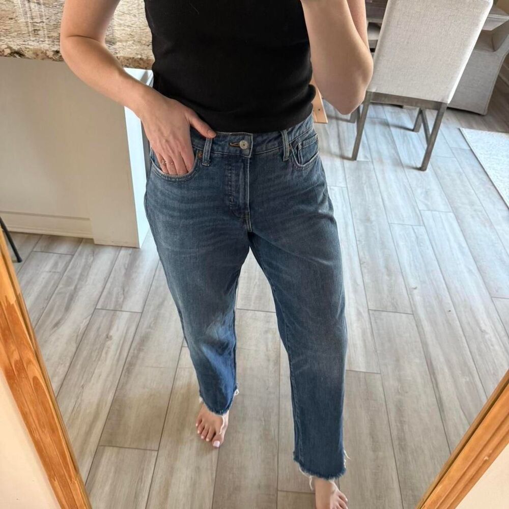 Old-navy Women's Blue and Black Jeans - Picture 2 of 4